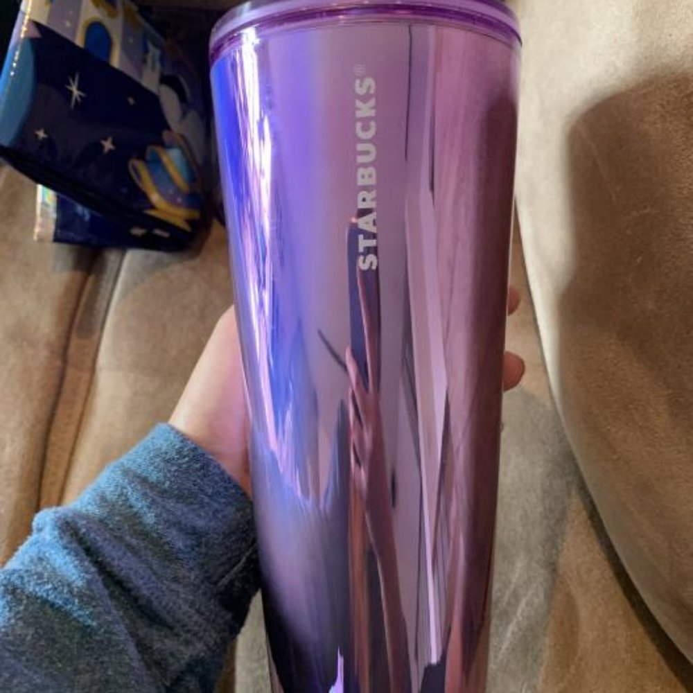 New 2022 Starbucks Summer Fame Grape Purple Venti Tumbler 24oz